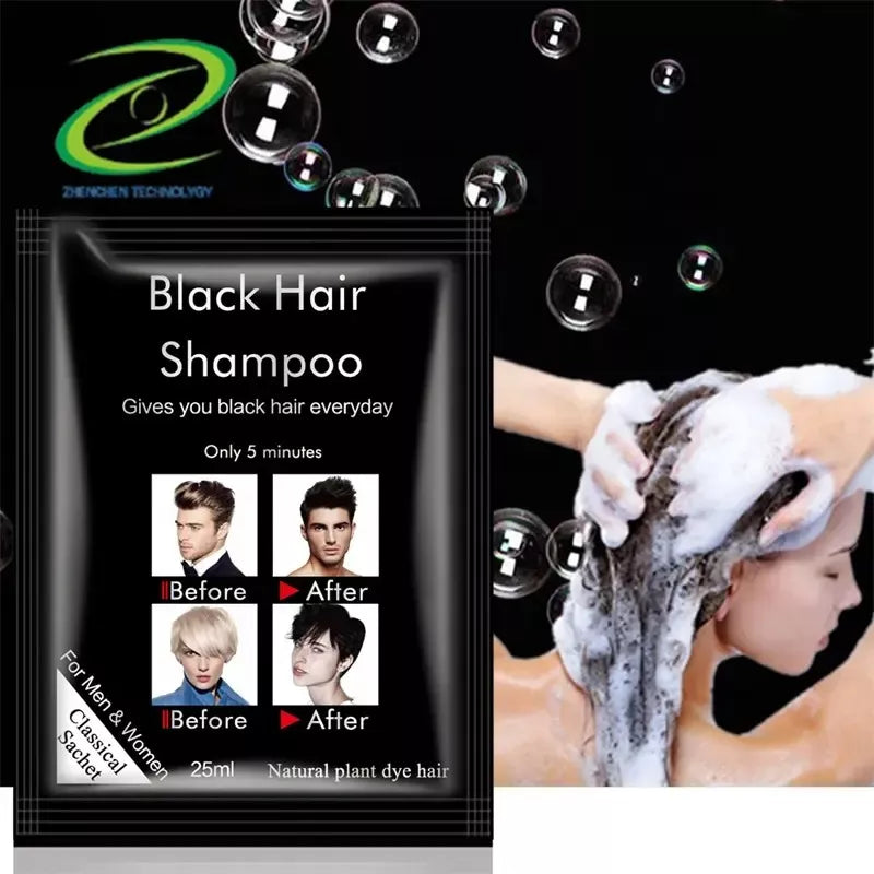 Shampoo Colorante Canas Negro